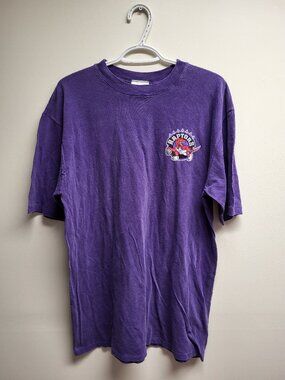 Toronto Raptors NBA Official Purple T Shirt Men’s Large Basketball Graphic Tee